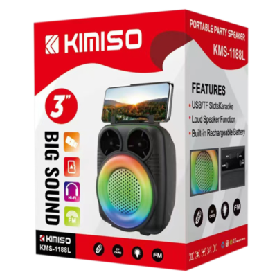 Ασύρματο ηχείο Bluetooth - 3'' - KMS-1188L - 885314 - Image 5